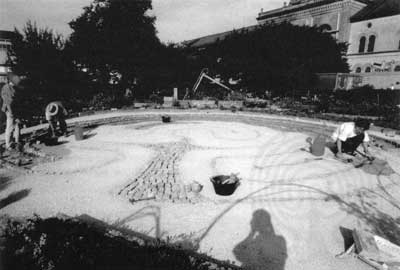 Das Zürcher Labyrinth im Zeughaushof wird umgestaltet